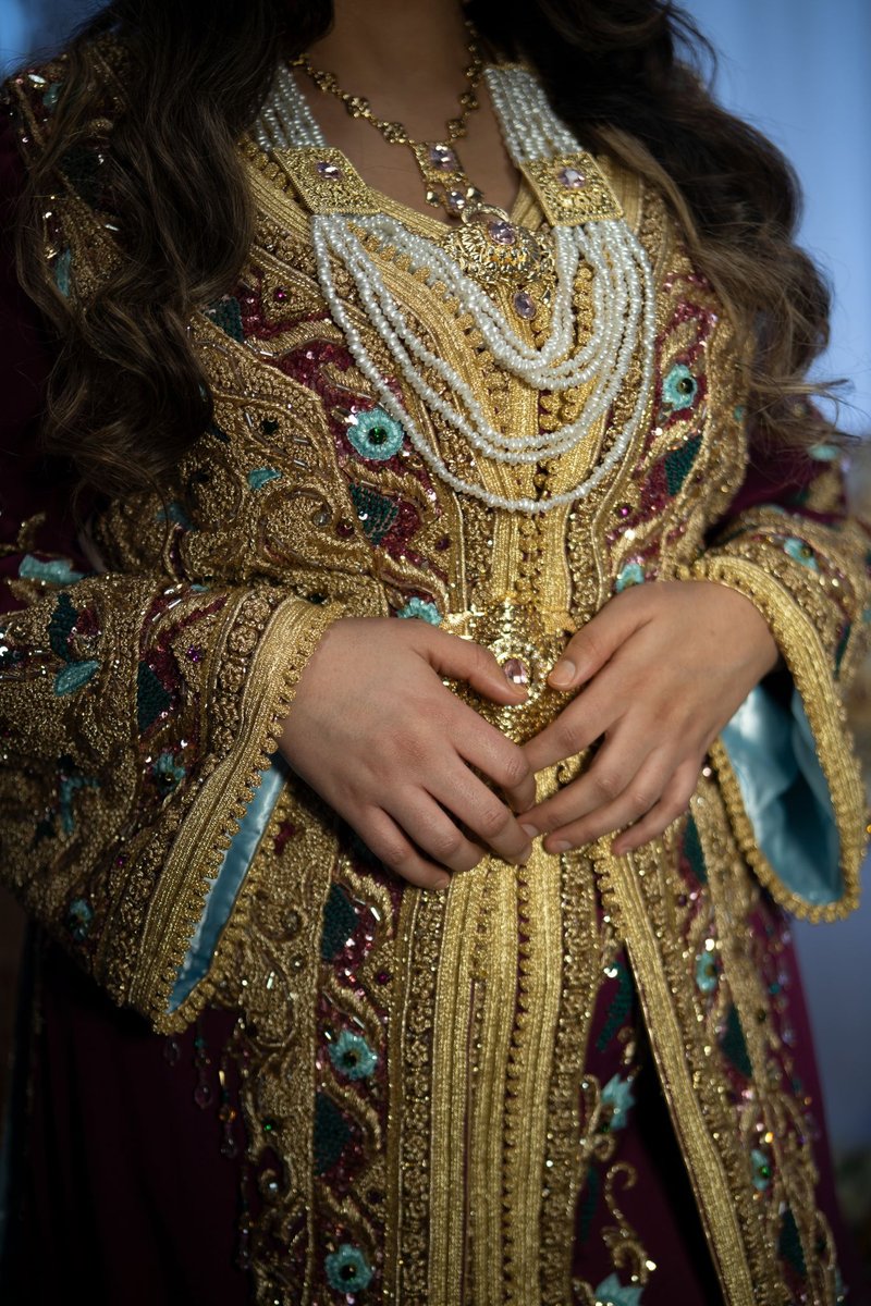 Détail broderie caftan